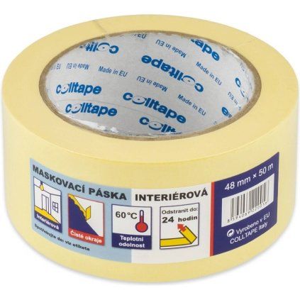 Páska krepová 48mm x 50m COLLTAPE