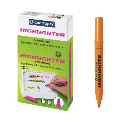 Zvýrazňovač 8552 oranžový
