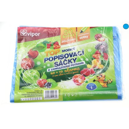 653(3) sacky zamrazovaci 20x30cm 50ks modre