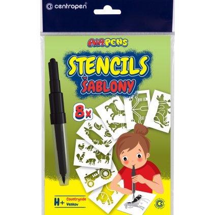 Šablony 9996 set H+, farma