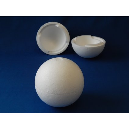 8409 koule pr 16 cm 2 dily polystyrenova