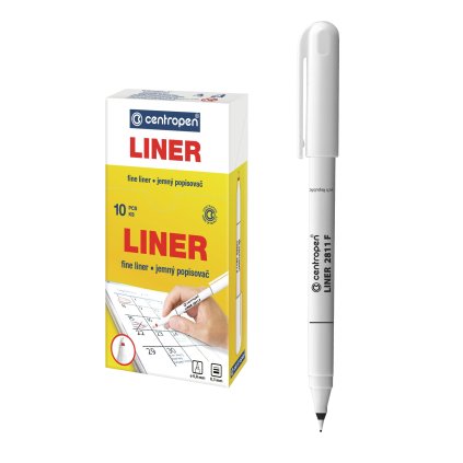 Popisovač 2811 F liner černý