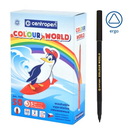 Popisovač 7550 černý