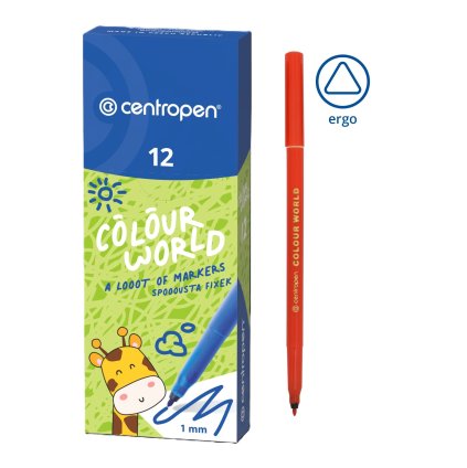 Popisovač 7550 červený