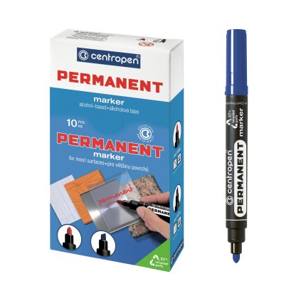 Značkovač 8566 modrý permanent