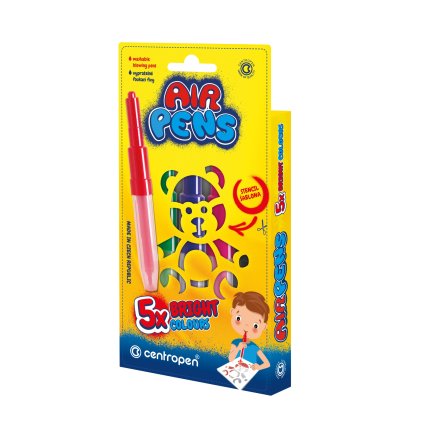 Foukací fixy 1500/5 sada BRIGHT (0562) - VÝPRODEJ