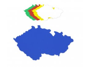 Šablona - obrysová mapa ČR