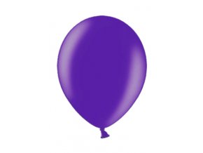 Balónek METAL fialový 12" 27cm/100ks