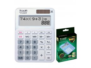 Kalkulačka TR-1223DB-W TooR, bílá