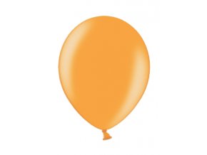 Balónek METAL oranžový 12" 27cm/100ks