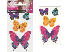 7002 tetovani motyli s glitry