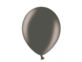 Balónek METAL černý 12" 27cm/100ks