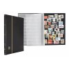Album A4 na známky, 16 černých stran, ČERNÉ