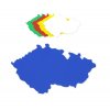 Šablona - obrysová mapa ČR