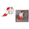 Páska výstražná 50mm x 5m reflexní červeno-bílá