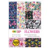 Papír dekorační A4 FLOWERS v bloku, 80g/m2