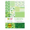 Papír dekorační A4 GREEN v bloku, 80g/m2