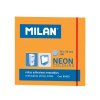 6223 blocek samolepici 76x76mm neon oranzovy milan