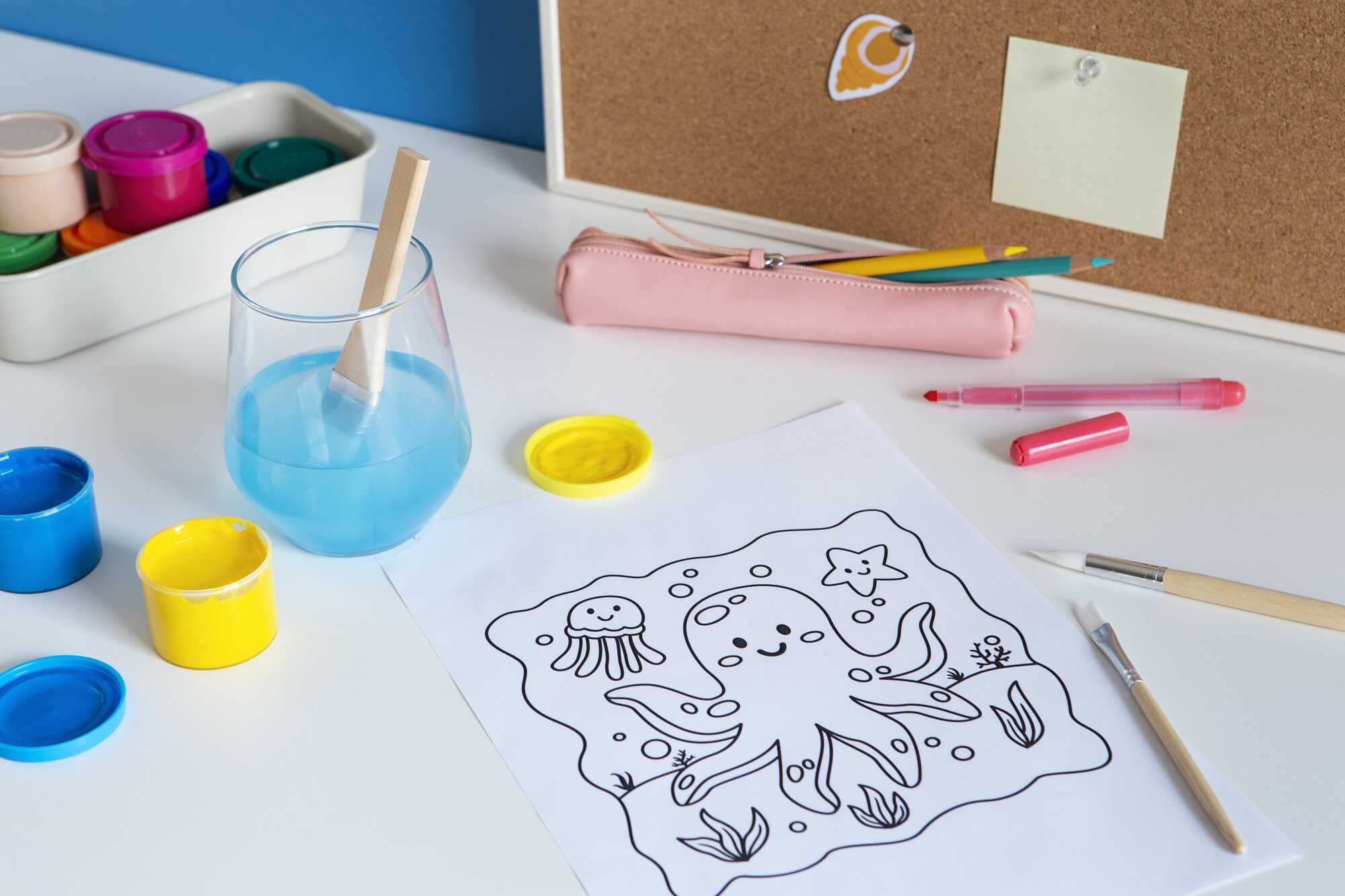 Objevte kouzlo domácí výtvarné dílny pro děti