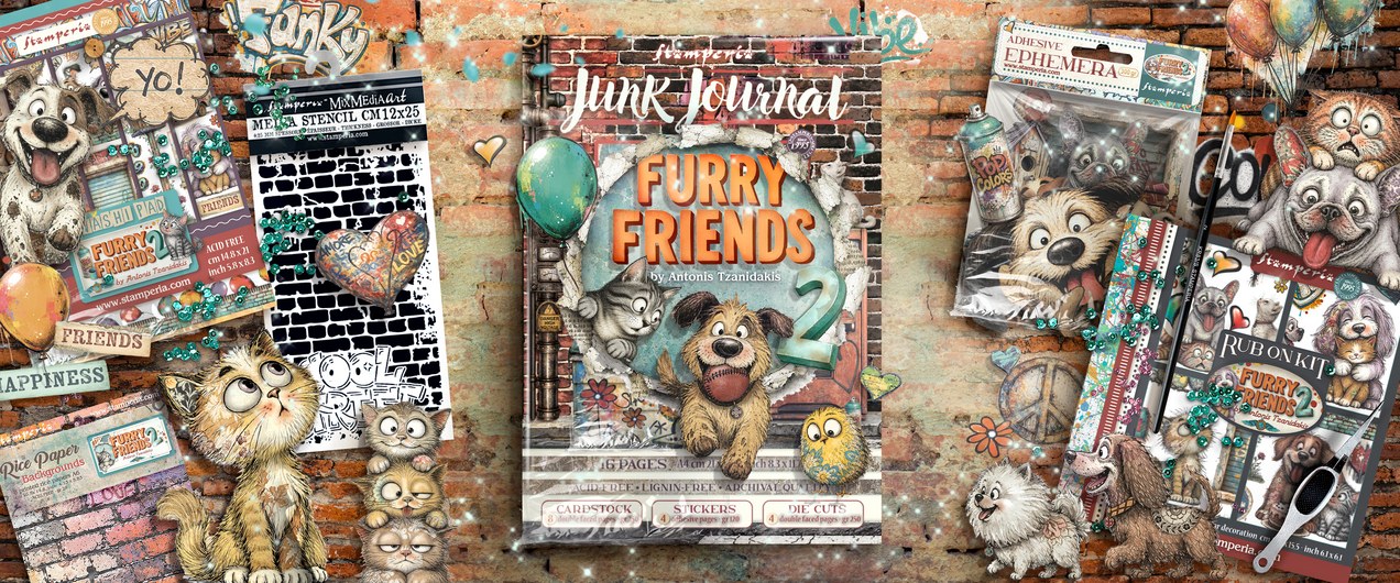 Kolekce Furry Friends 2 Stamperia