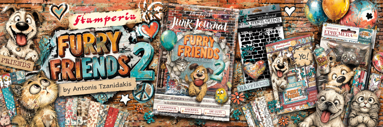 Kolekce Furry Friends 2 Stamperia