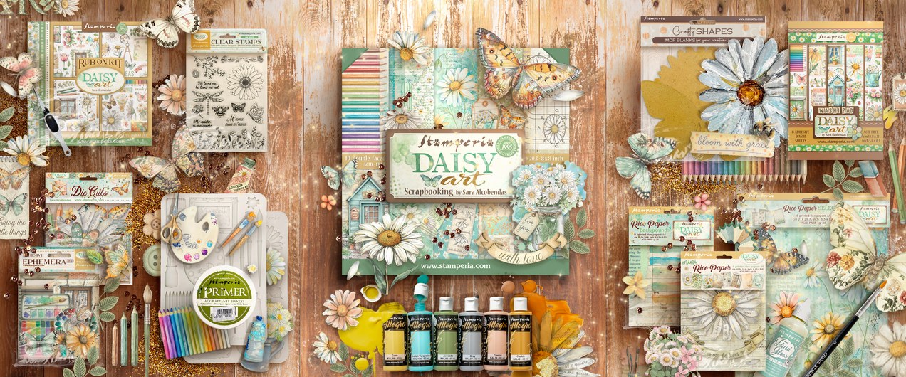 barevné únorové kolekce Stamperia