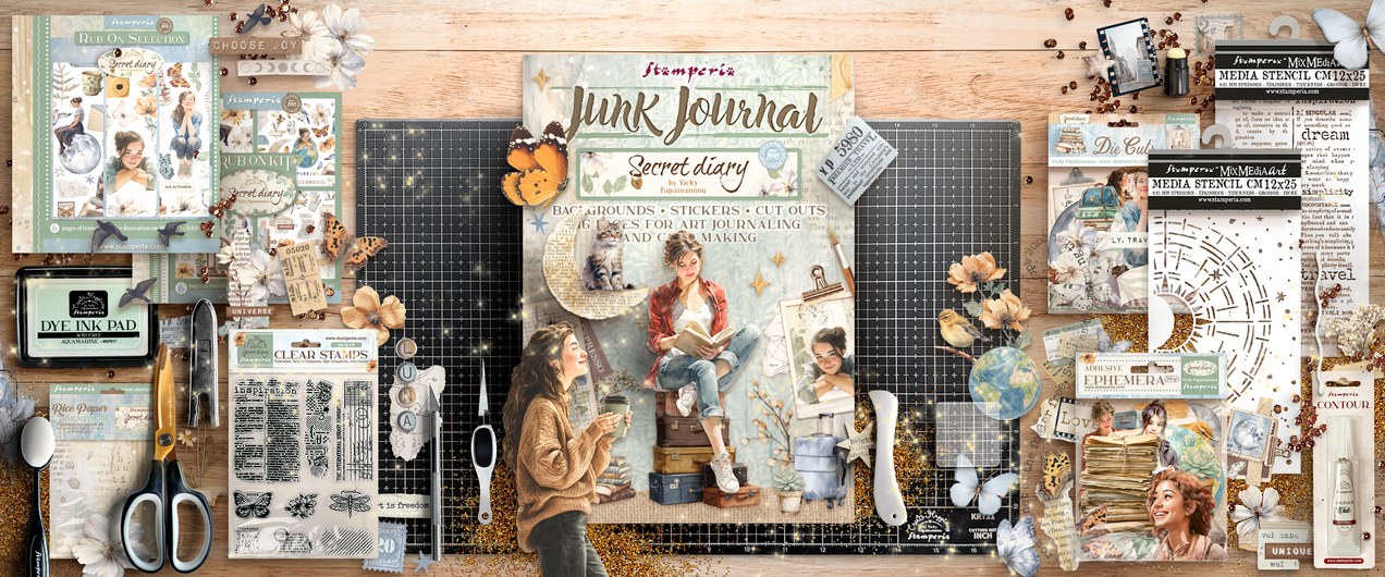 barevné únorové kolekce Stamperia