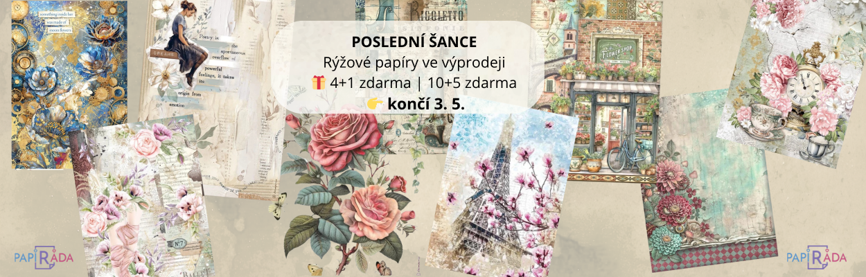 poslední šance na rýžové papíry