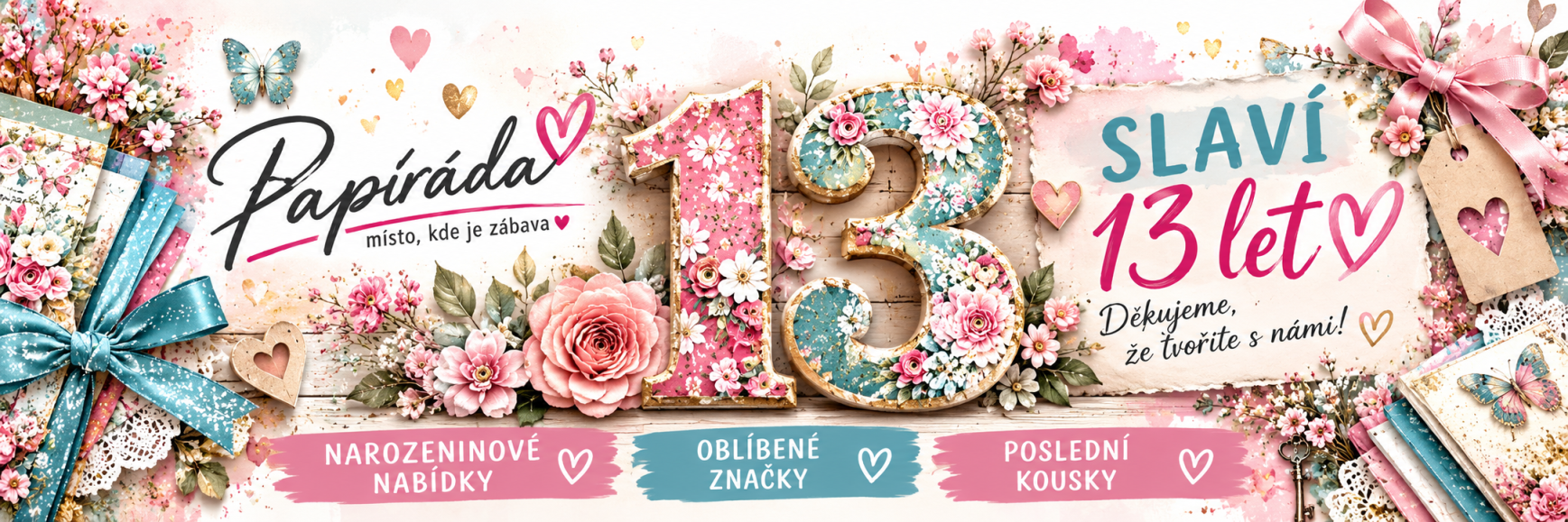 Papíráda slaví 13 let!