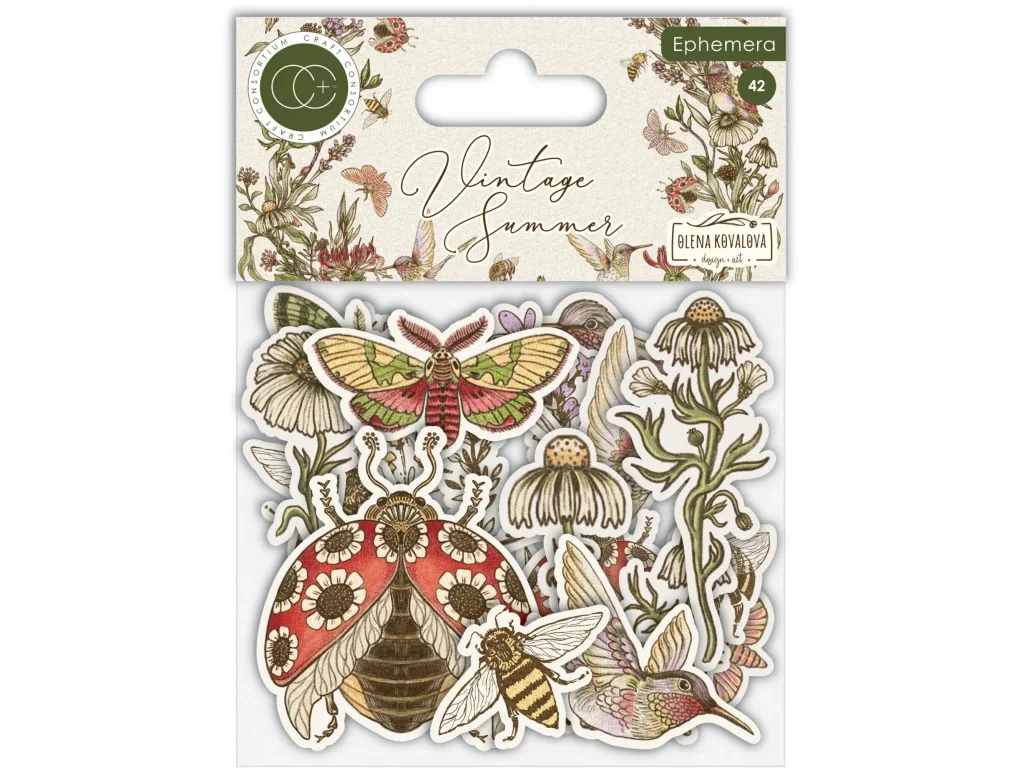 craft consortium vintage summer premium ephemera s