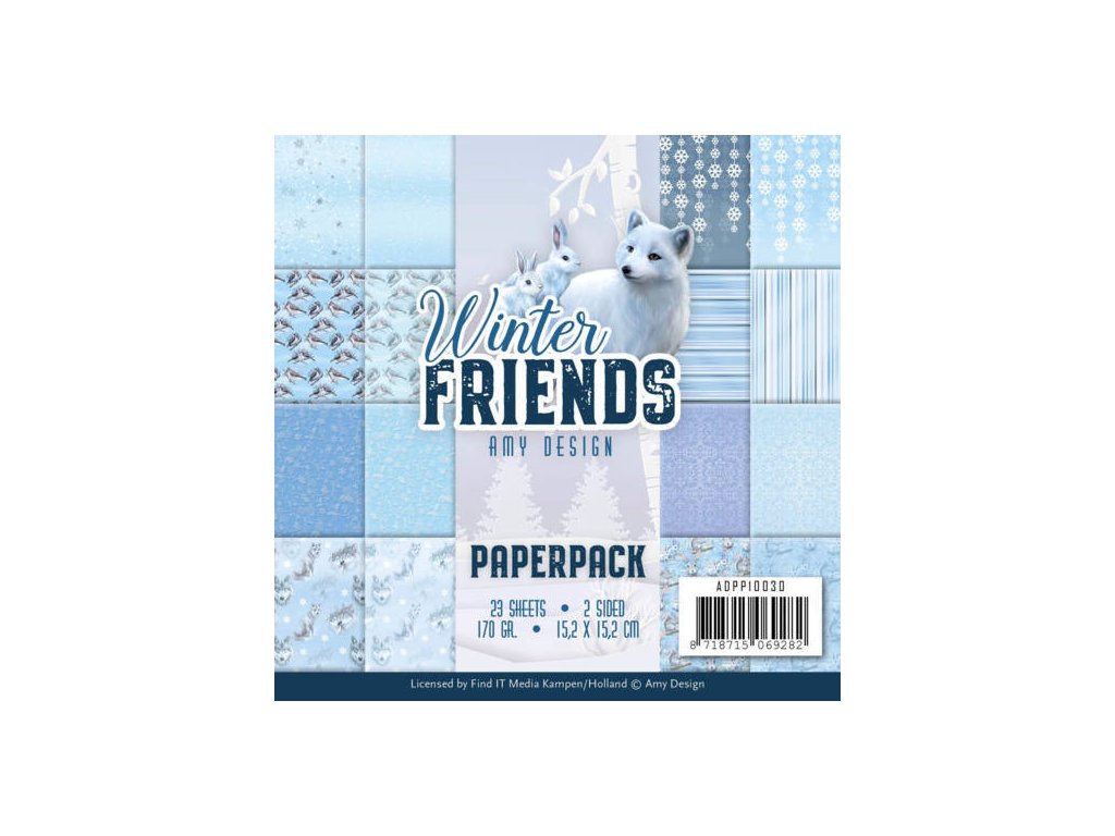 Sada papírů Winter Friends