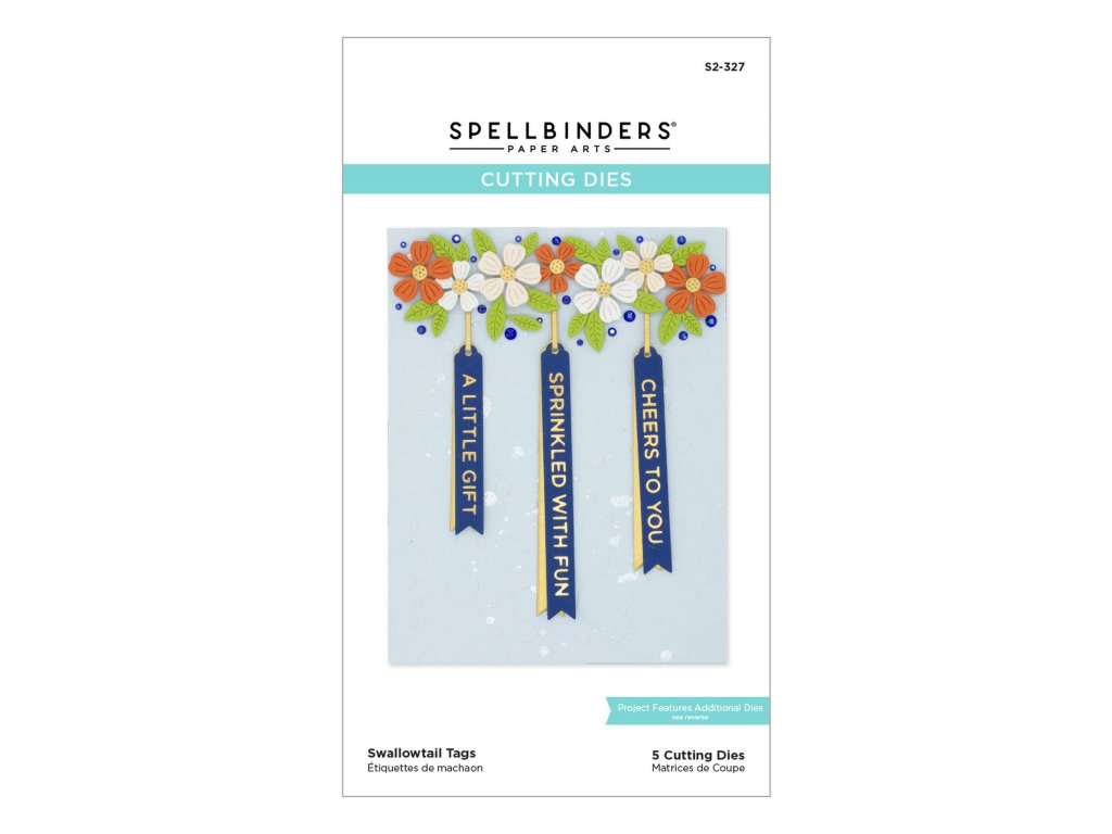 spellbinders swallowtail tags etched dies s2 327