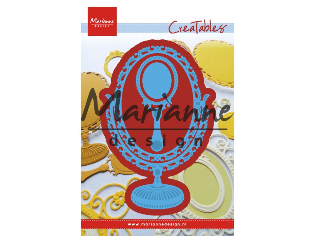 marianne design creatables vintage mirror lr0321