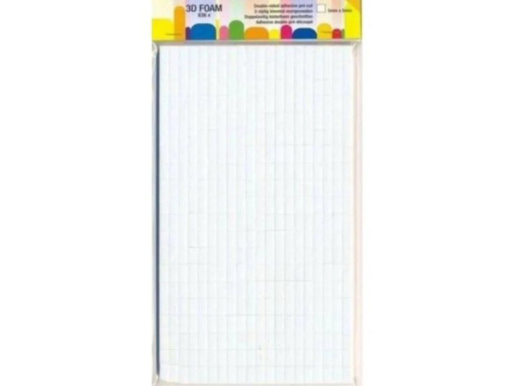 jeje produkt 3d foam dots squares xl 05 mm 836pcs