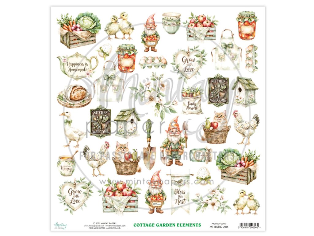 mintay basic 12x12 inch elements cottage garden mt 2 11zon