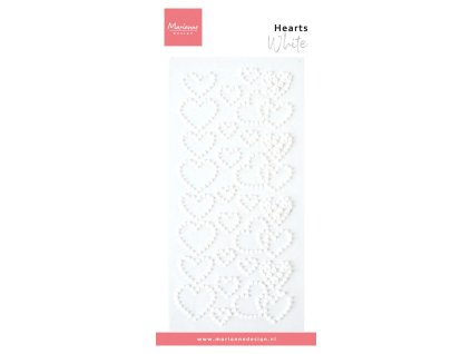 marianne design decorations hearts pearls white ca 1 11zon