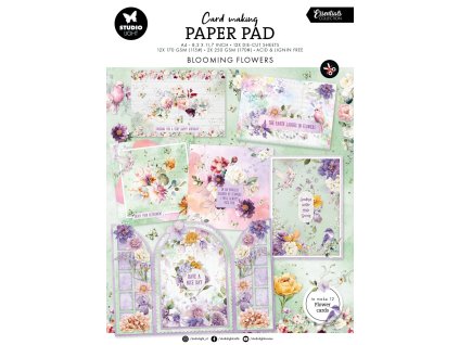 studio light blooming flowers card making paper pa 10 11zon
