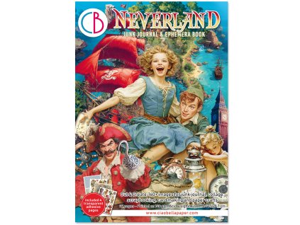 Neverland Země Nezemě A4 Ciao Bella Lumania kniha papírů a doplňků