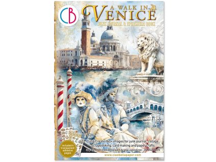 Venice Dream Benátské sny A4 Ciao Bella Lumania kniha papírů a doplňků
