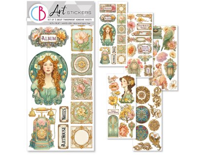 Samolepky umělecké Ciao Bella Artemis 5ks