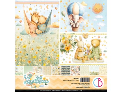 Sada papírů Ciao Bella Lunibloom Dětský svět pozadí a doplňky 30x30