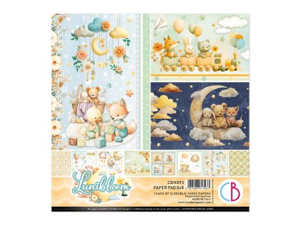 Sada papírů Ciao Bella Lunibloom Dětský svět 20x20