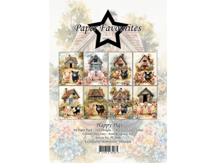 paper favourites happy pigs a6 paper pad pfa606 3 11zon