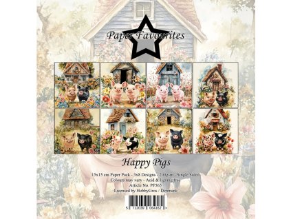 paper favourites happy pigs 6x6 inch paper pad pf5 3 11zon