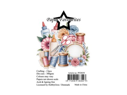 paper favourites die cuts a7 crafting 13pcs pfd039 5 11zon