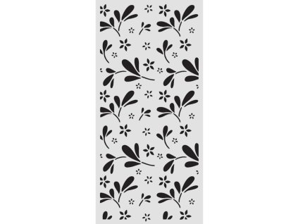 stamperia family thick stencil 12x25cm big flower (1) 13 11zon
