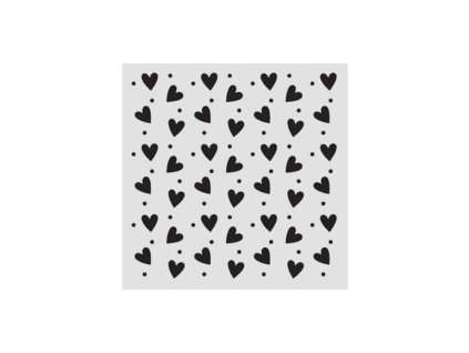 stamperia family thick stencil 12x12cm heart textu (1) 9 11zon