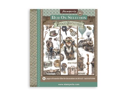 stamperia voyages fantastiques rub on 205x23cm ass 8 11zon