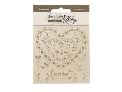 stamperia baby decorative chips heart and bears sc 2 11zon