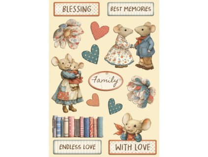 stamperia family a6 colored wooden shape klsp192 (1)